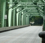 Bridge cover with green TGIC powder coat.