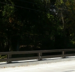 Brown guard rail with brown TGIC polyester.