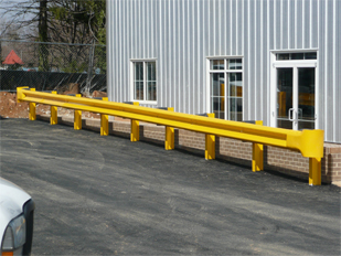 Yellow Powder Coated Guide Rail